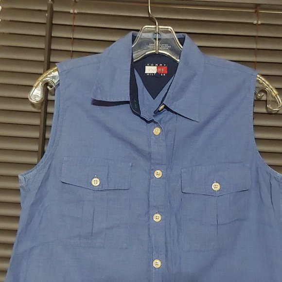 Tommy Hilfige  sleeveless blouse size 10 - Picture 6 of 10
